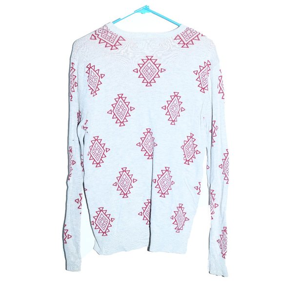 21 Men Sweater Tribal Print Size XS - Picture 3 of 4